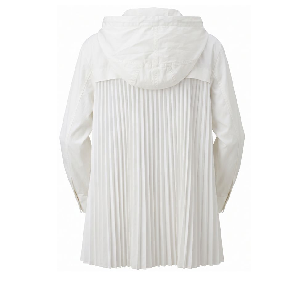 White Cotton Women Jacket