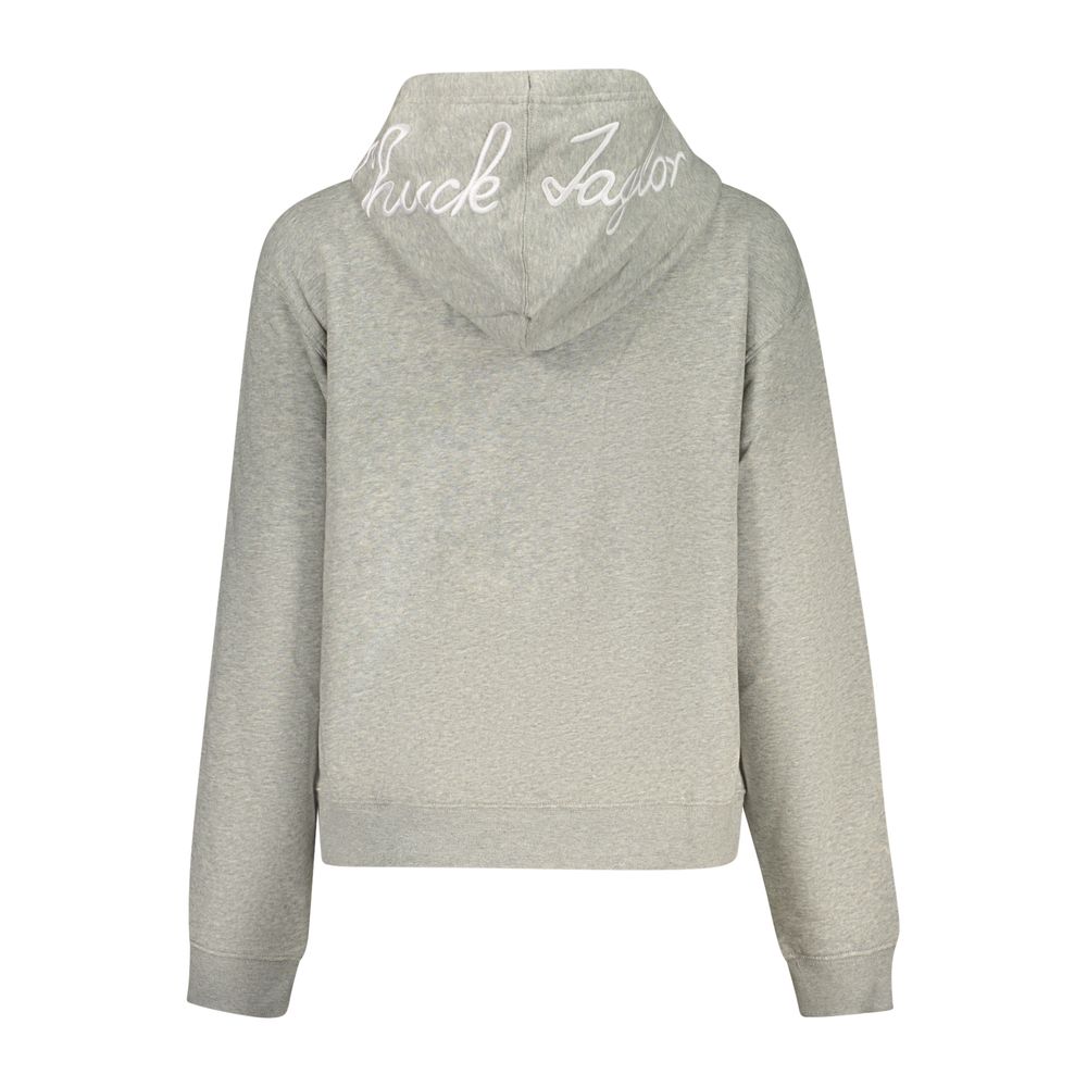 Gray Cotton Womens Sweatshirt