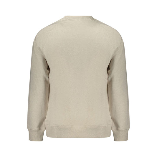 Beige Cotton Men's Sweatshirt
