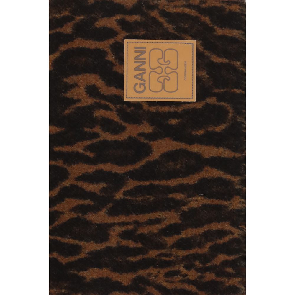Brown Wool Oves Aries Scarf