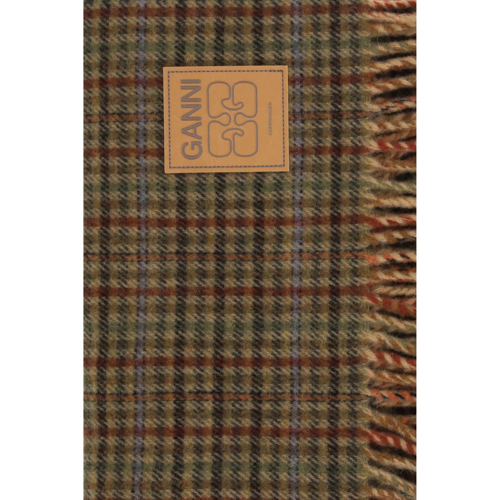 Brown Wool Oves Aries Scarf