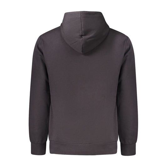 Black Cotton Men's Sweatshirt