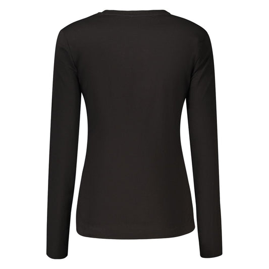 Black Cotton Women's T-Shirt