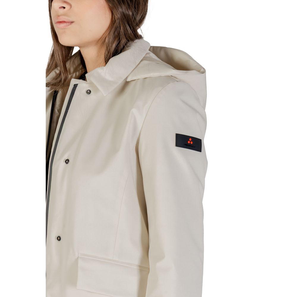 Cream Polyamide Parka
