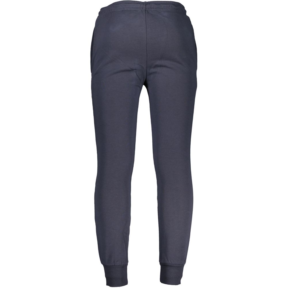 Blue Cotton Men's Sweatpants