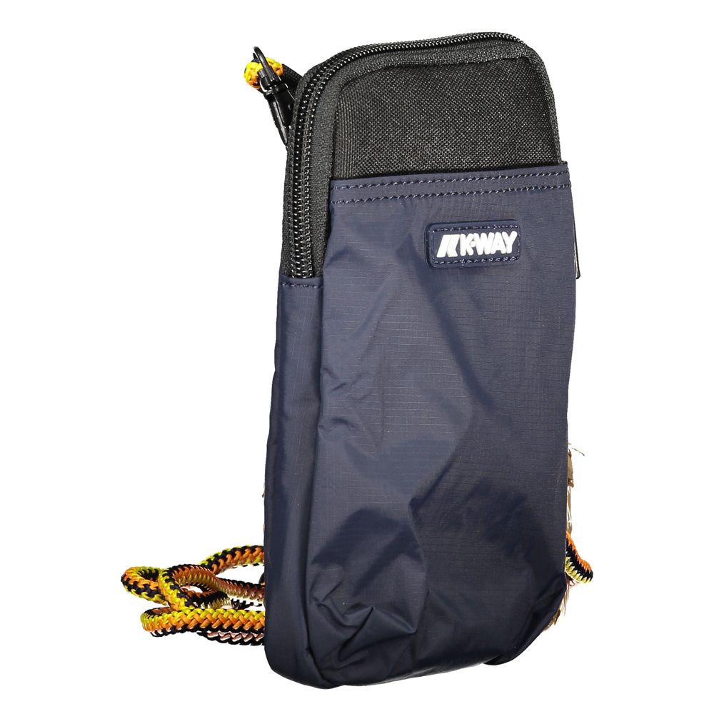 Blu Polyester Men Shoulder Bag