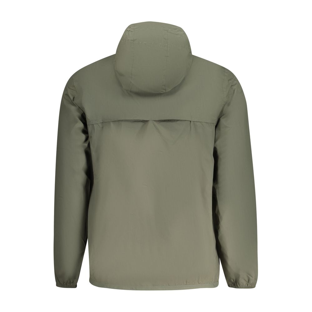 Green Polyamide Men's Jacket