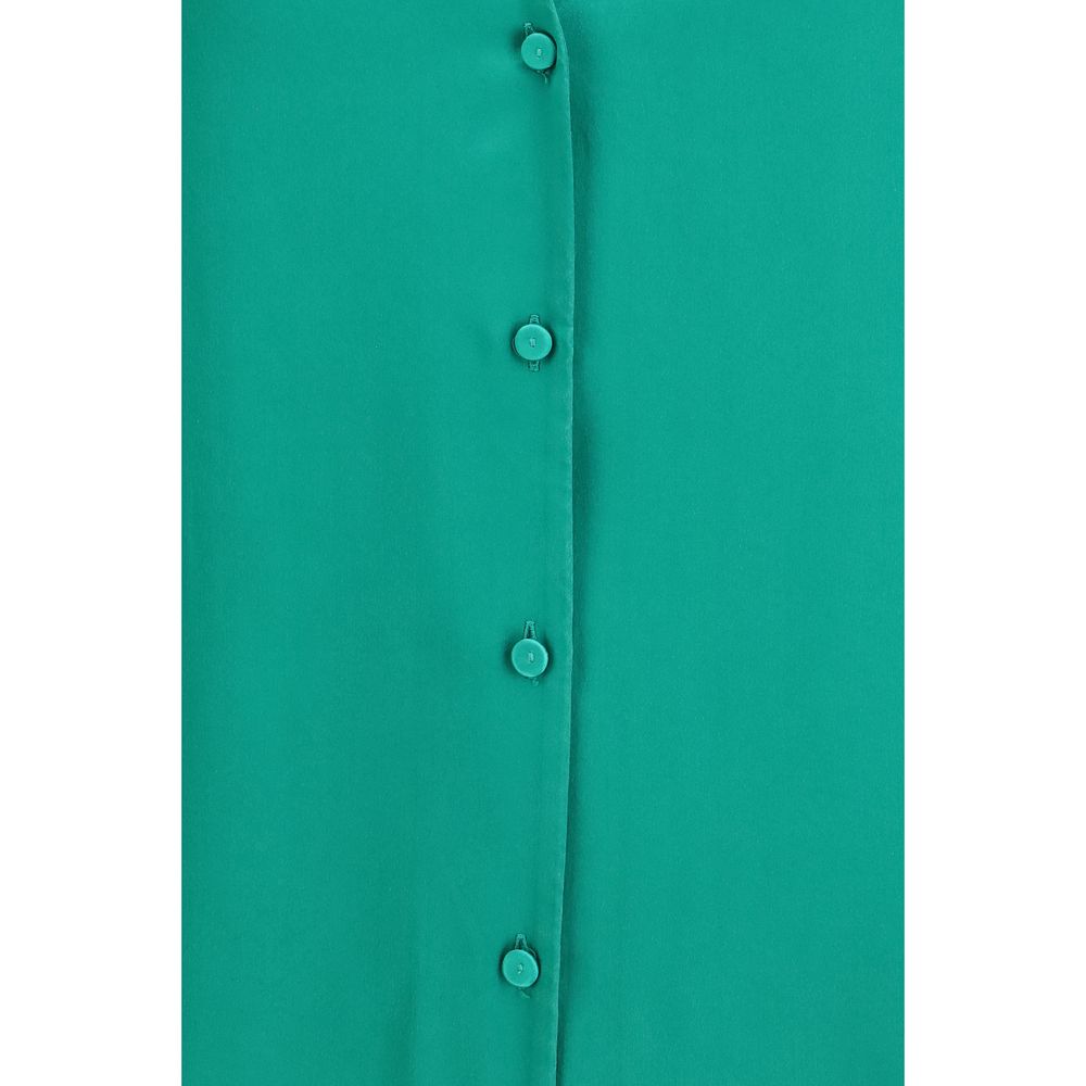 Bicolor Silk Dress Shirt