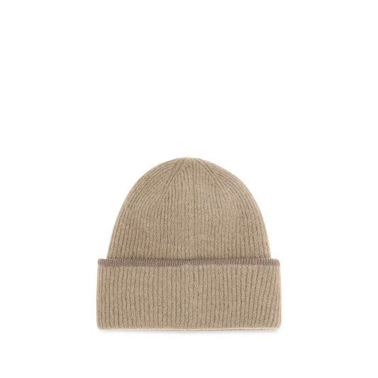 Beige Alpaca Vicugna Pacos Beanie
