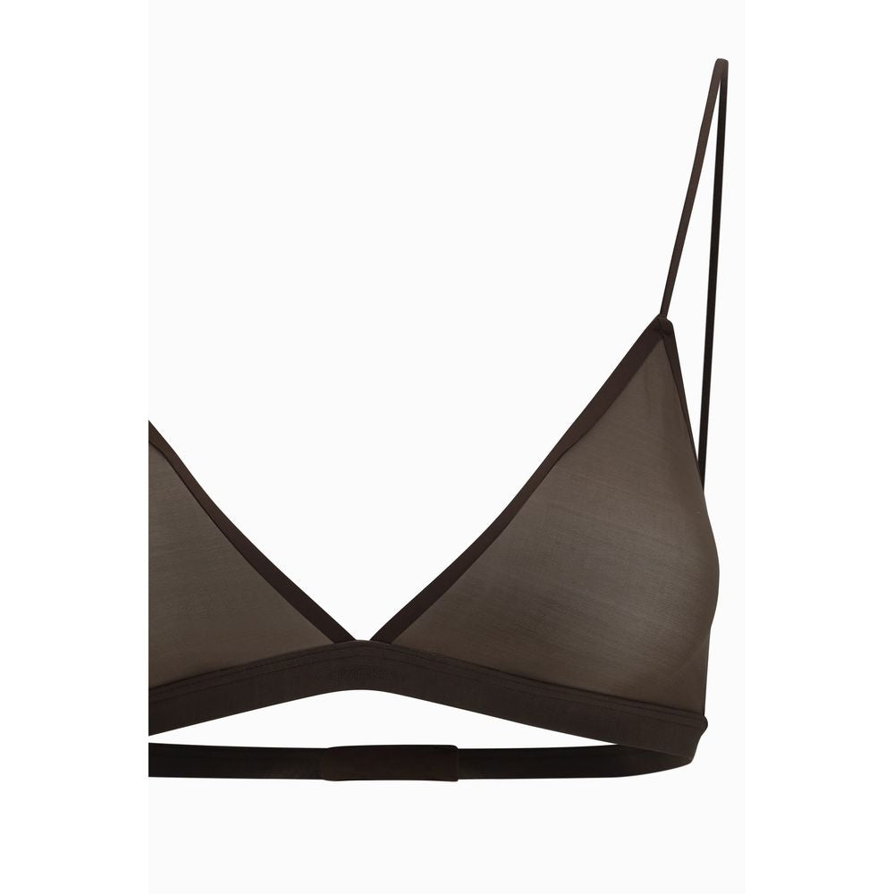 Brown Nylon Bra