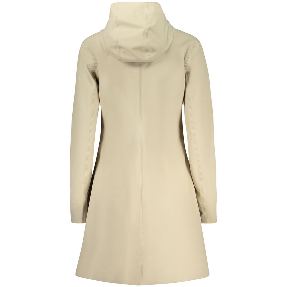 Beige Polyester Women's Jacket