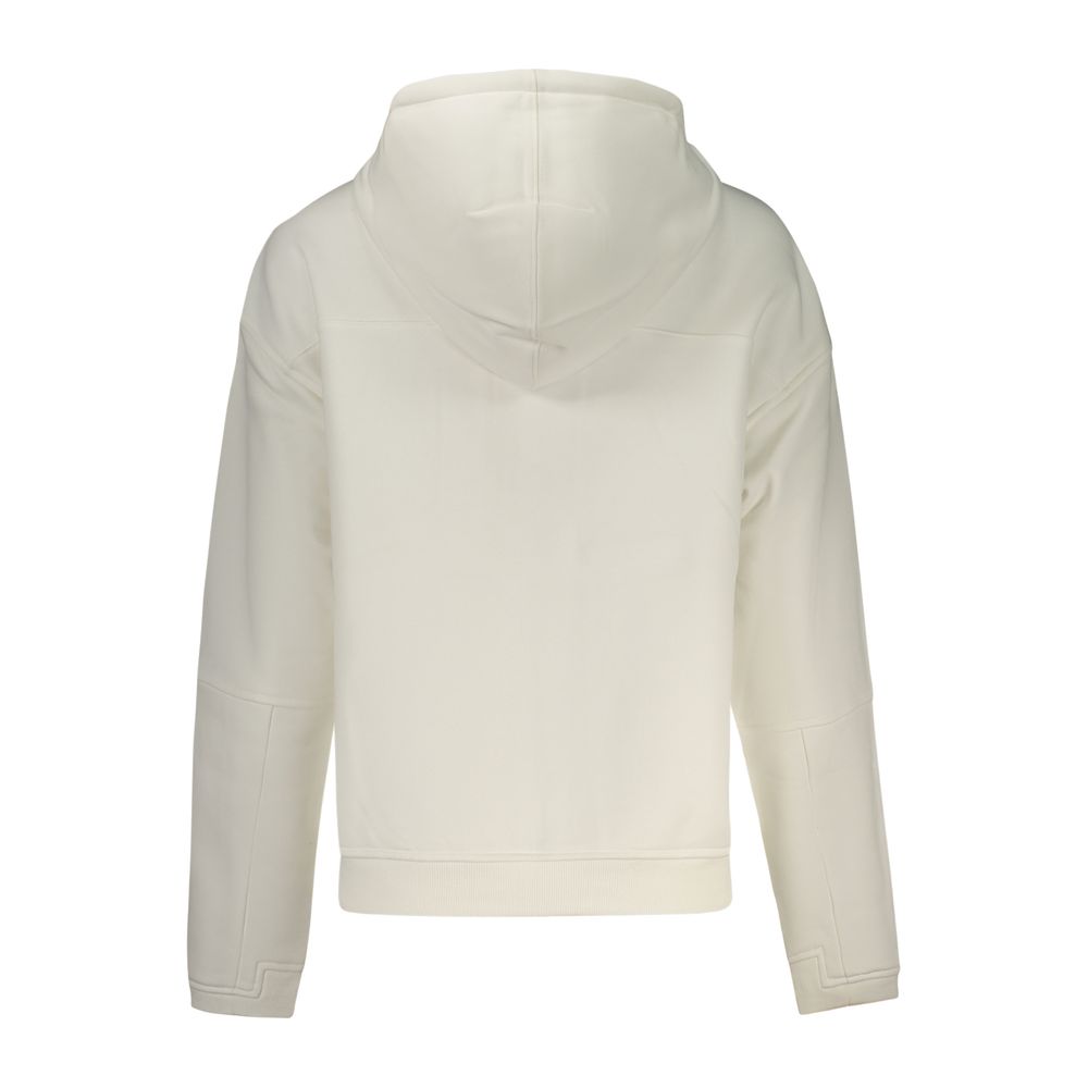 White Polyester Women's Sweatshirt