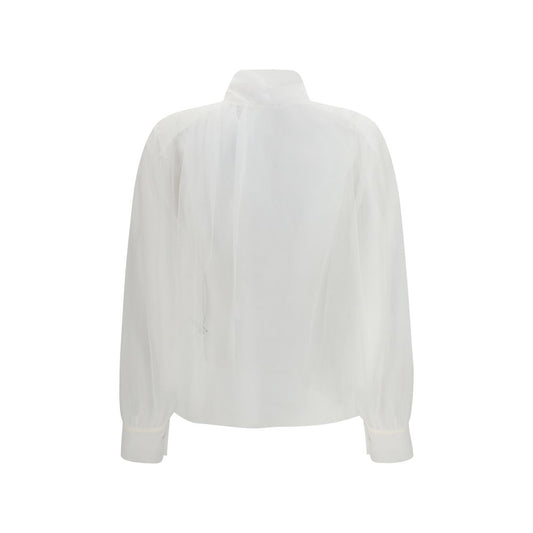 White Polyester Blouse