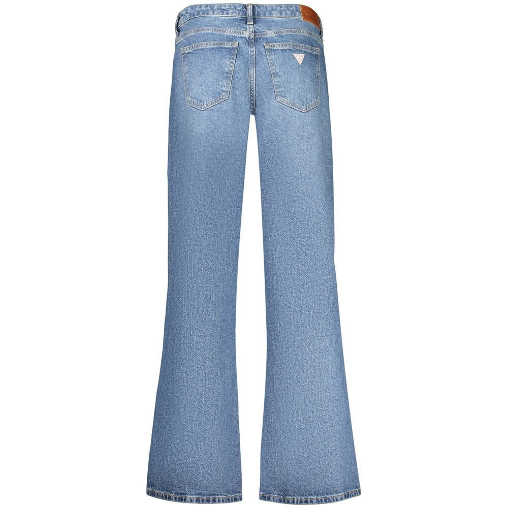 Blue Wool Women's Jeans