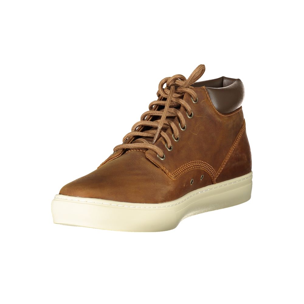Marrone Synthetic Men Sneaker