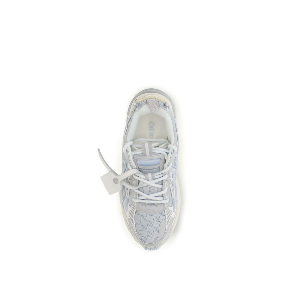 Gray Fabric Athletic Sneakers