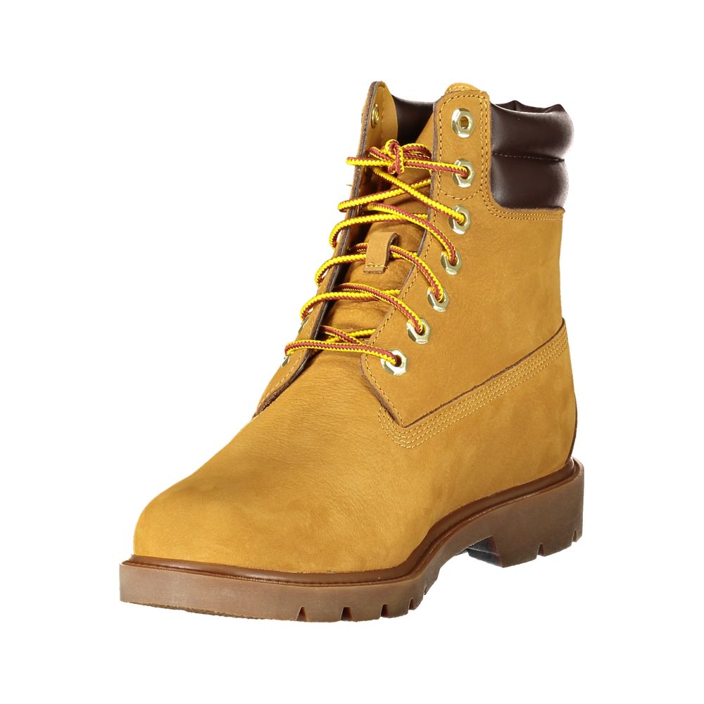 Beige Polyester Men's Boot