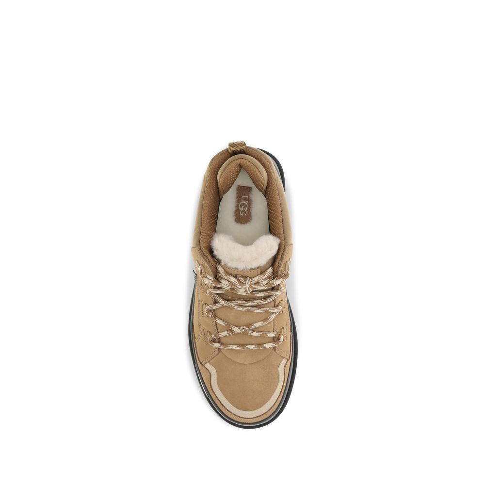 Brown Calf Leather Bos Taurus Athletic Sneakers