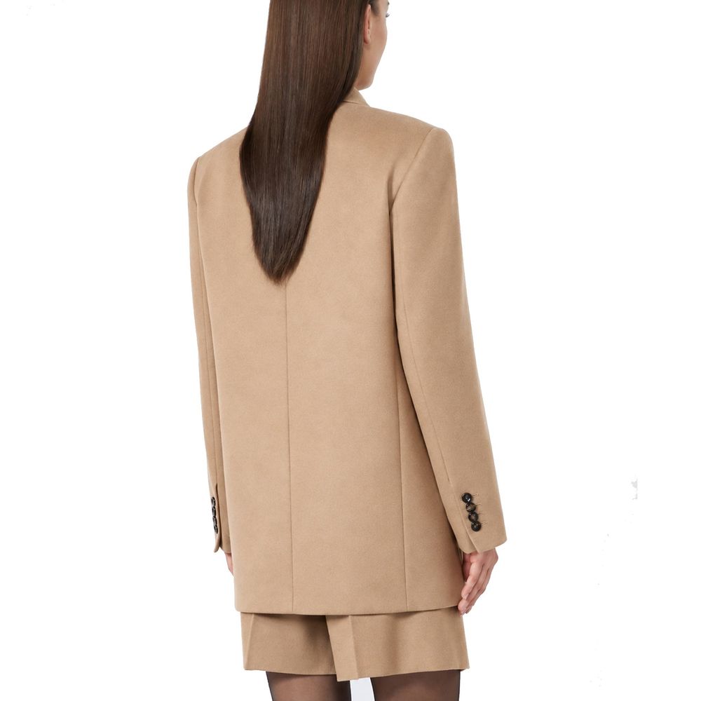 Brown Virgin Wool Blazer