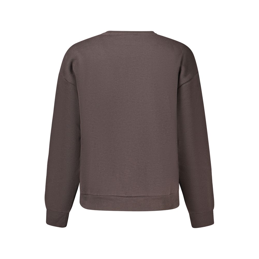 Brown Cotton Womens Sweatshirt