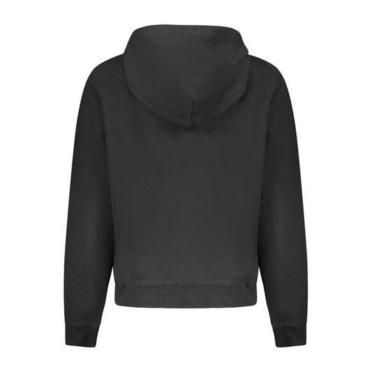 Black Cotton Women's Sweatshirt