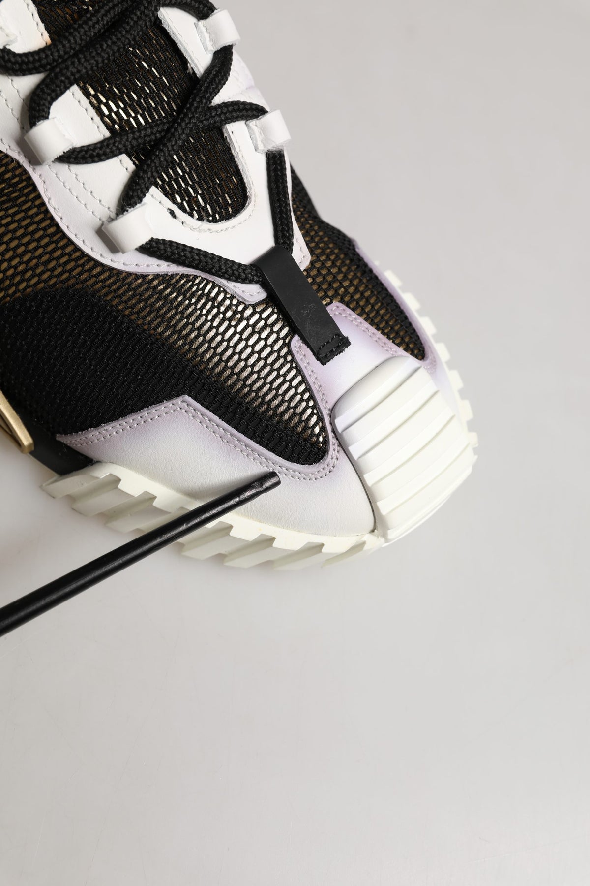 Black Gold NS1 High Top Sneakers Shoes