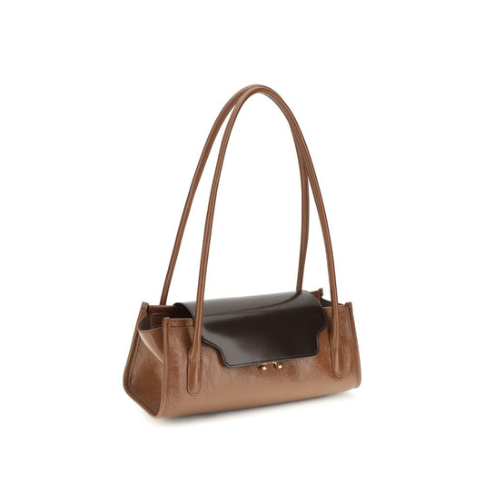 Brown Calf Leather Bos Taurus Shoulder Bag