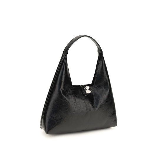 Black Calf Leather Bos Taurus Shoulder Bag