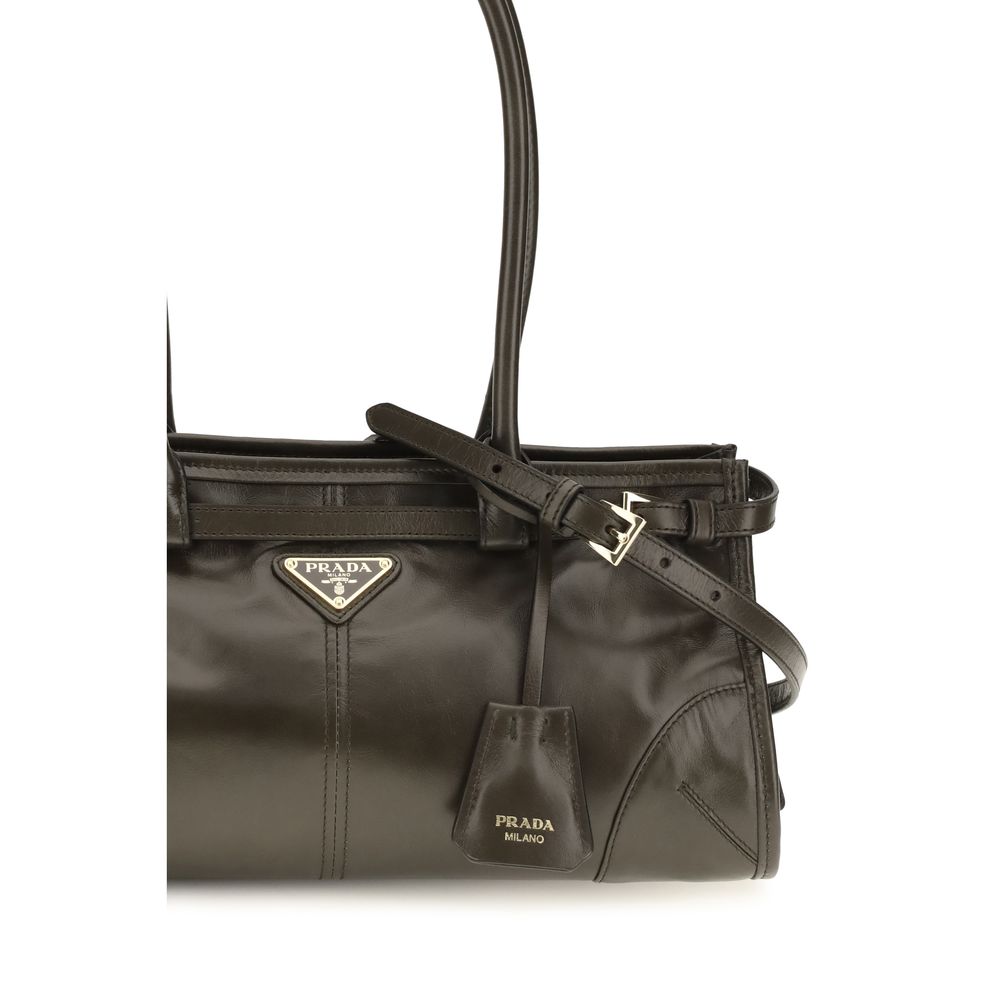 Black Calf Leather Bos Taurus Handbag
