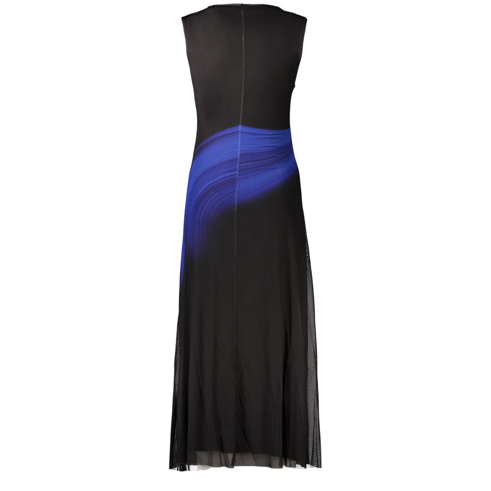 Black Polyester Women's Dress