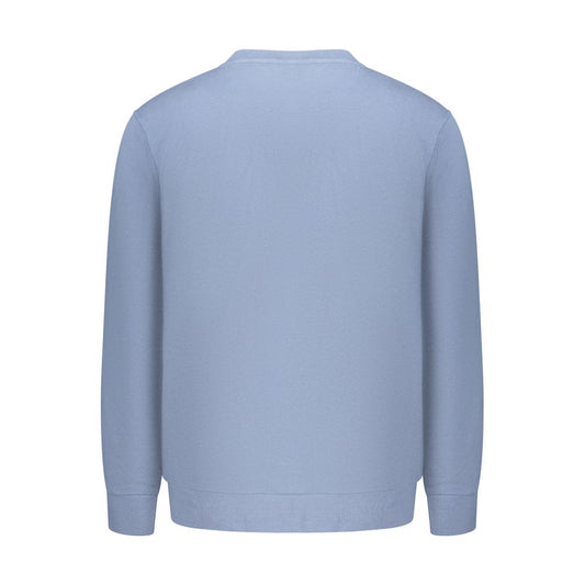 Blue Cotton Men's Sweatshirt