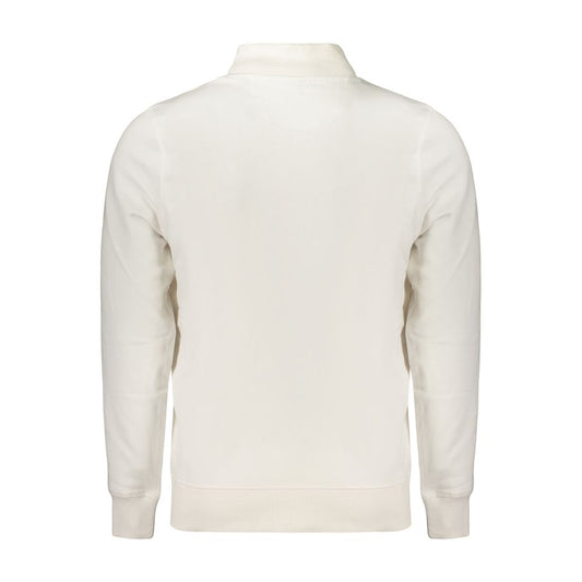 White Cotton Men's Sweatshirt