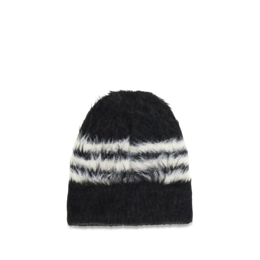 Black Recycled Polyamide Beanie