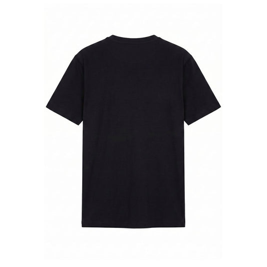 Black Cotton Men T-Shirt