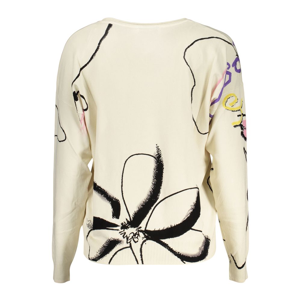 White Viscose Sweatshirt