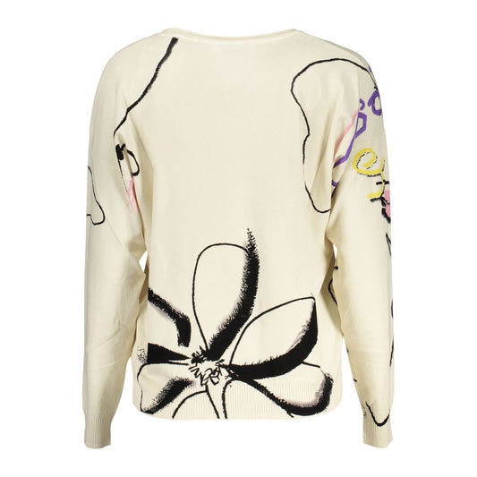 White Viscose Women's Sweater