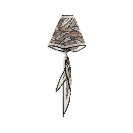 Beige Silk Foulard