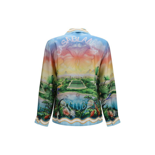 Multicolor Silk Pattern Shirt