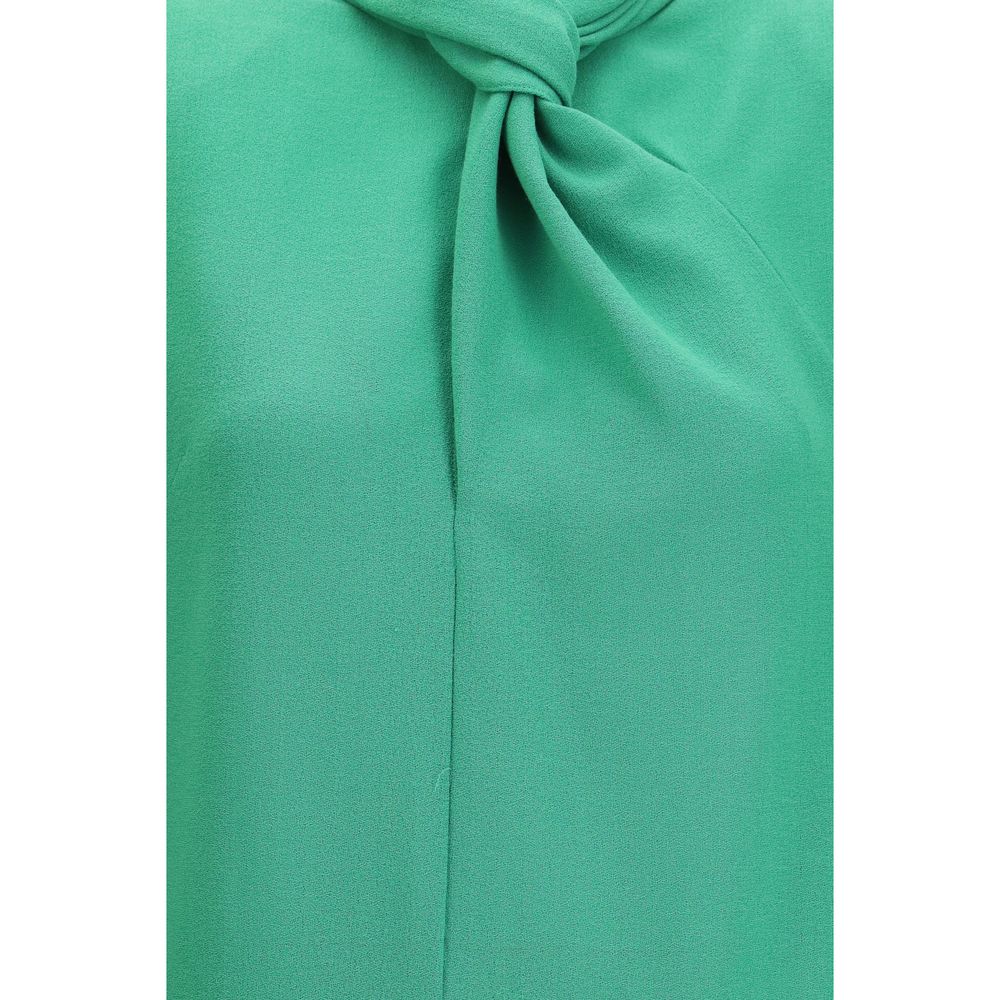 Bicolor Wool Oves Aries Casual Dress