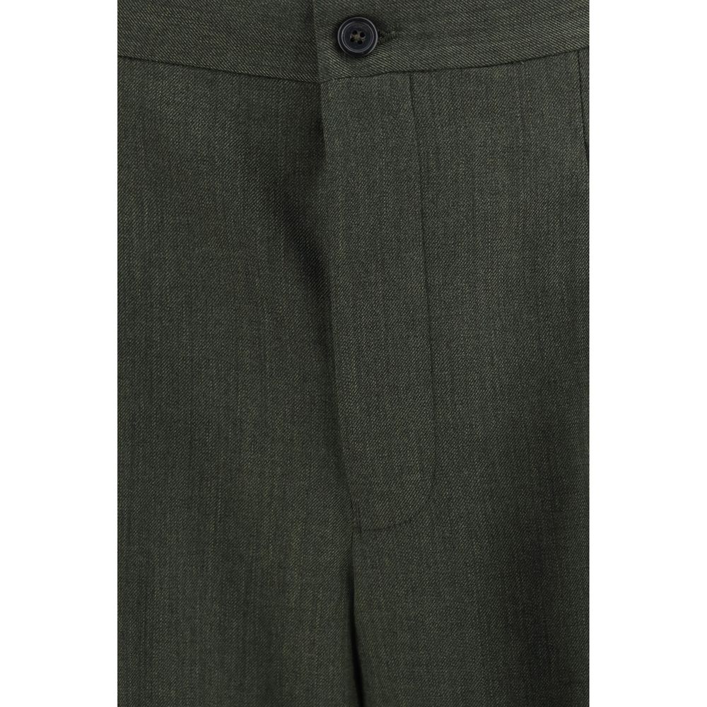 Bicolor Wool Oves Aries Casual Pants