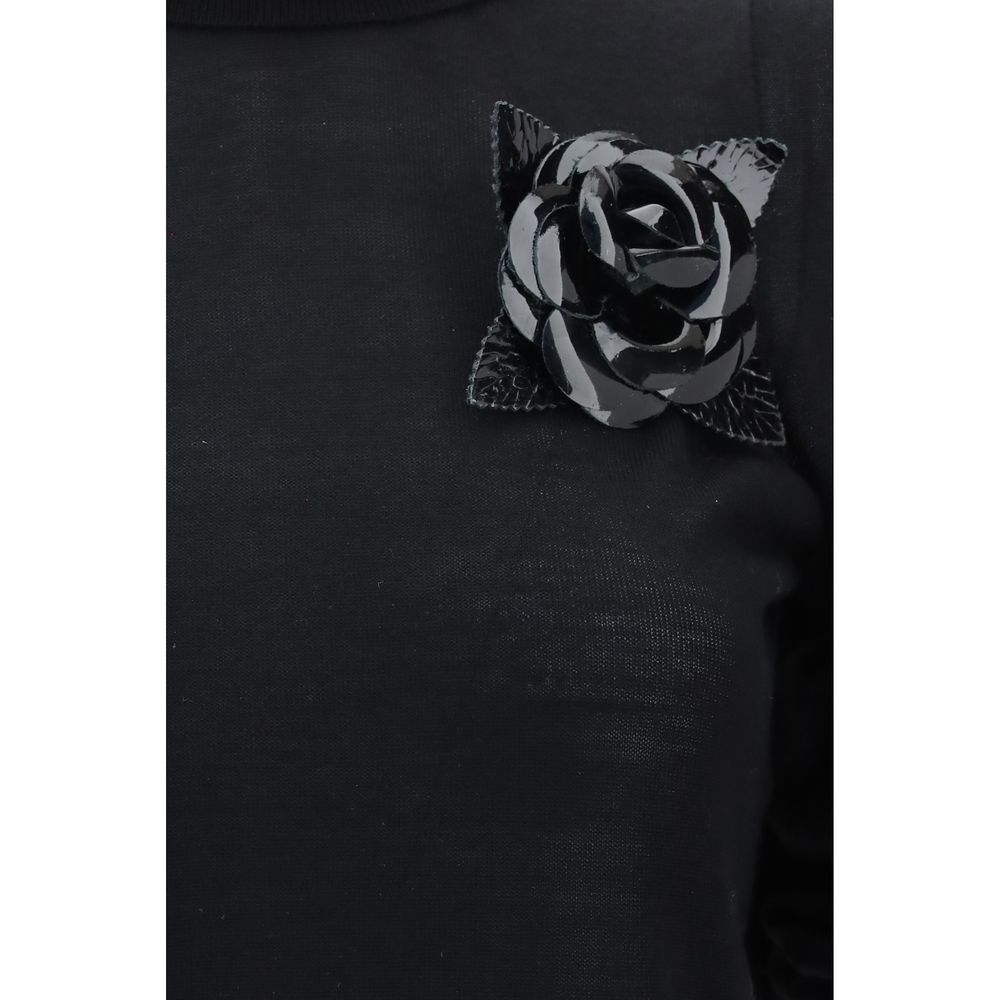 Black Wool Oves Aries Turtleneck
