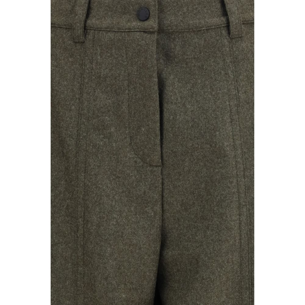 Bicolor Wool Oves Aries Casual Pants