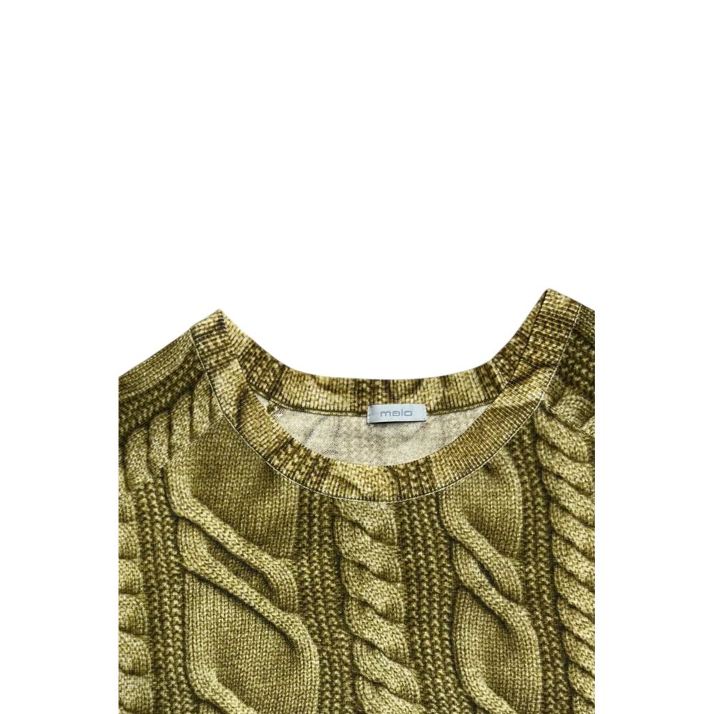 Green Wool Men's Sweater