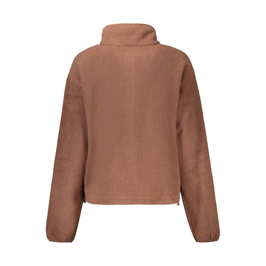 Brown Polyester Women's Sweatshirt