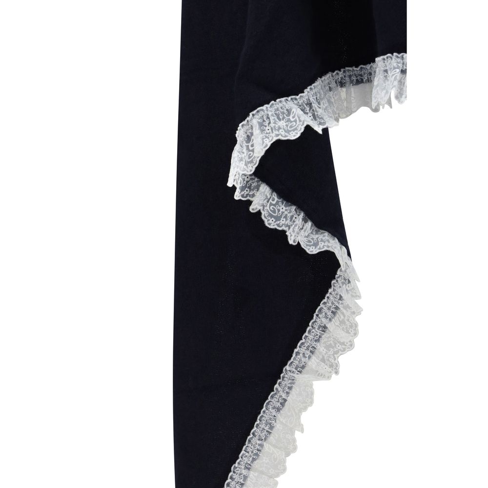 Black Wool Oves Aries Scarf