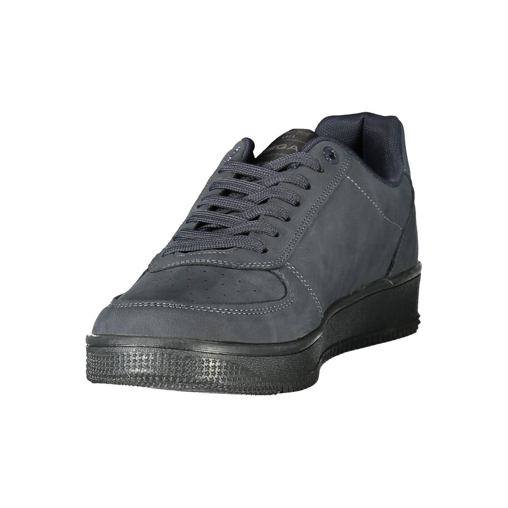 Blue Polyurethane Men's Sneaker