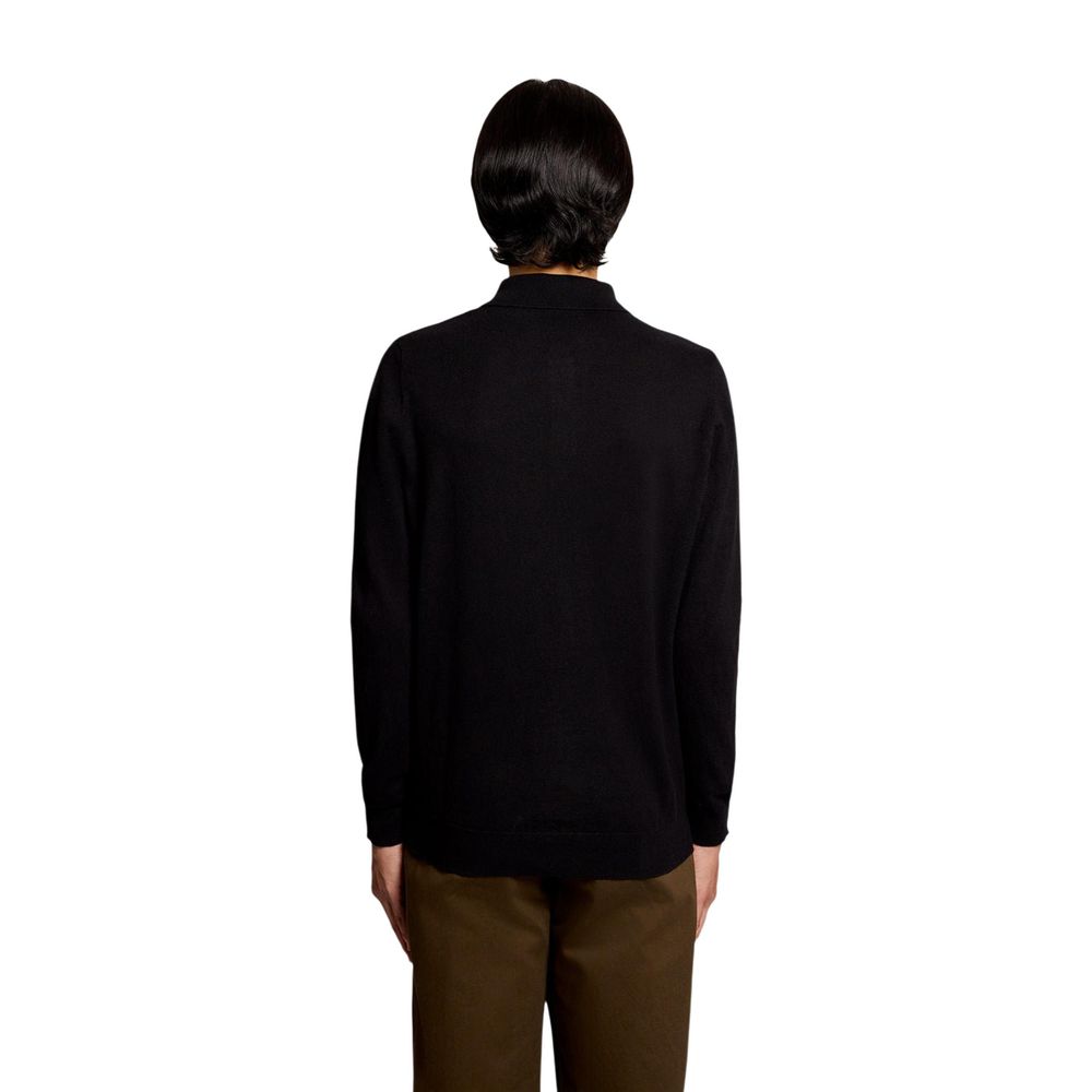 Black Cotton Sweatshirt