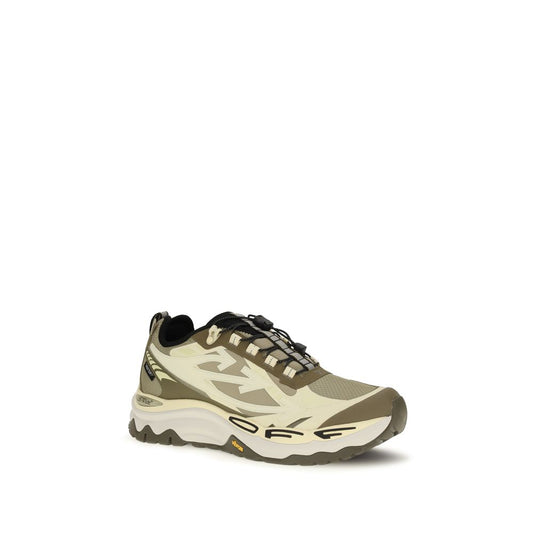 Bicolor Polyester Athletic Sneakers