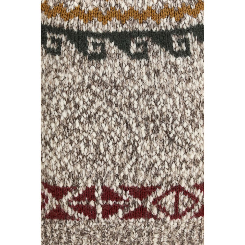 Beige Wool Oves Aries Sweatshirt