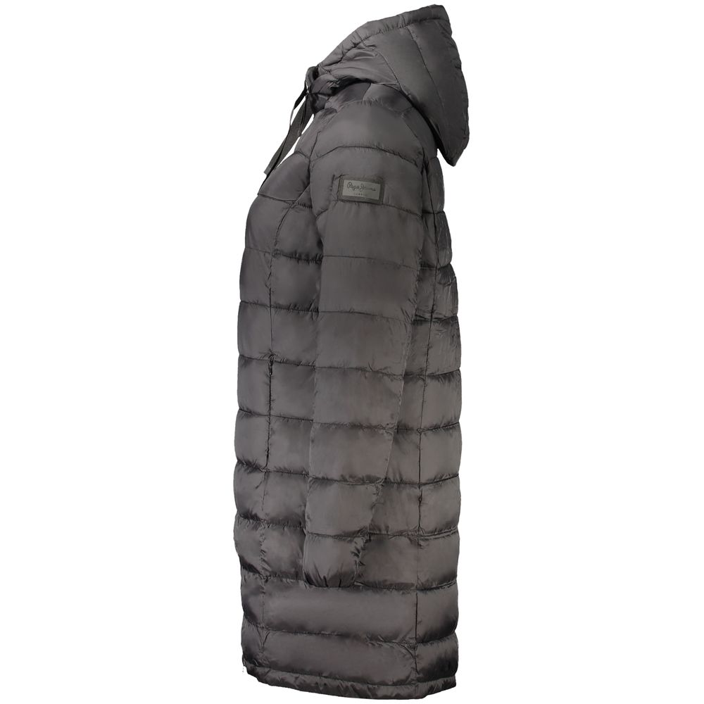 Black Nylon Womens Jacket